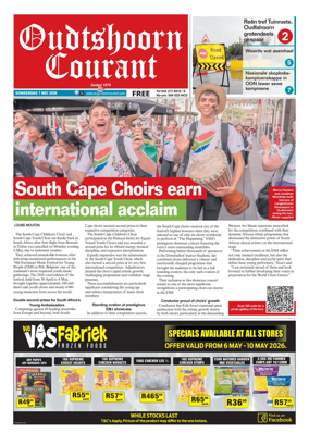 Cover of Oudtshoorn Courant
