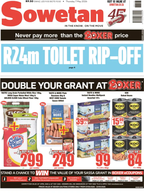 Cover of Sowetan