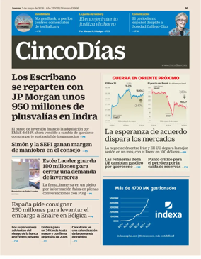 Cover of Cinco Dias