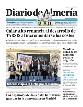 Cover of Diario de Almeria