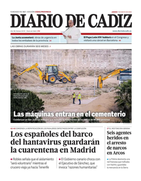 Cover of Diario de Cadiz