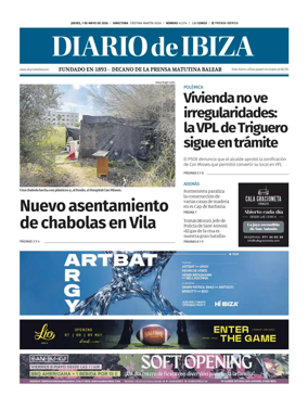 Cover of Diario de Ibiza