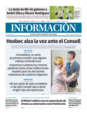 Cover of Diario Informacion (Elche y Vega Baja)