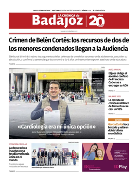 Cover of La Cronica de Badajoz BE