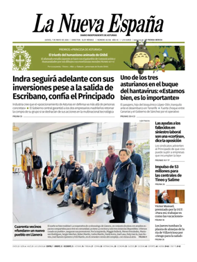 Cover of La Nueva Espana (Occidente)