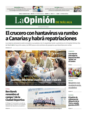 Cover of La Opinion de Malaga