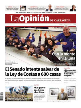 Cover of La Opinion de Murcia (Cartagena)