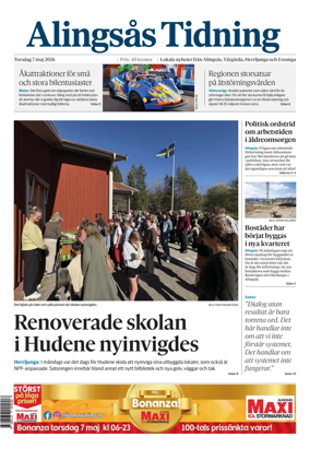 Cover of Alingsas Tidning