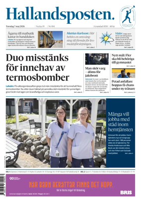 Cover of Hallandsposten