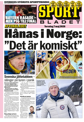 Cover of Sportbladet
