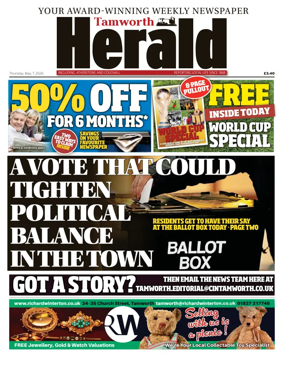 Cover of Atherstone & Coleshill Herald