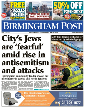 Cover of Birmingham Post