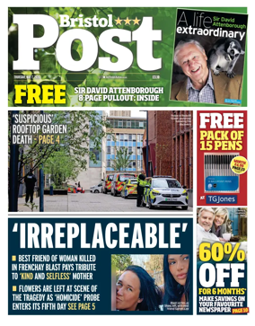 Cover of Bristol Post