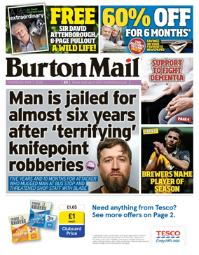 Cover of Burton Mail