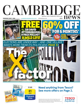 Cover of Cambridge News