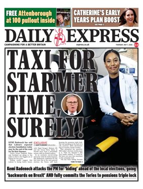 Cover of Daily Express