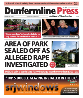 Cover of Dunfermline Press