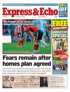 Cover of Express & Echo (City & East Devon Edition)