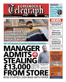 Cover of Greenock Telegraph