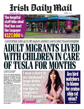 Cover of Irish Daily Mail