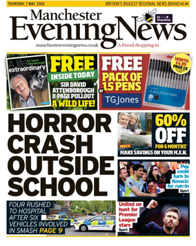 Cover of Manchester Evening News