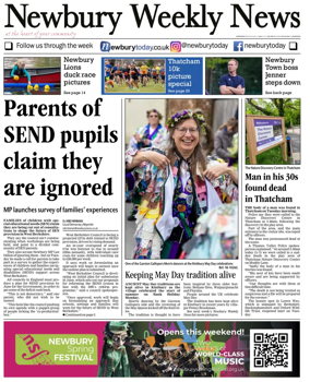 Cover of Newbury Weekly News