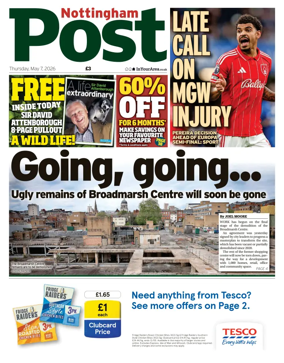 Cover of Nottingham Post