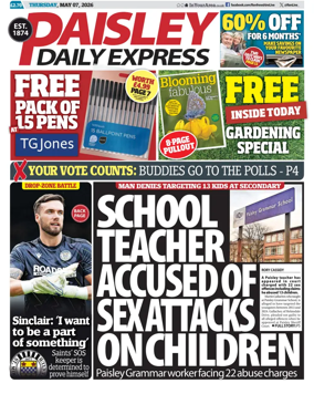 Cover of Paisley Daily Express