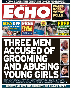 Cover of South Wales Echo