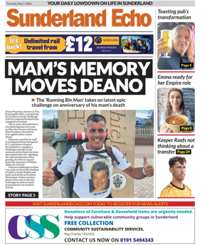 Cover of Sunderland Echo