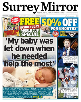 Cover of Surrey Mirror