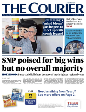Cover of The Courier & Advertiser (Fife Edition)