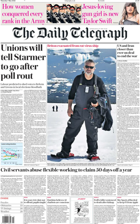 Cover of The Daily Telegraph