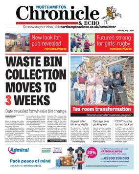 Cover of The Northampton Chronicle and Echo