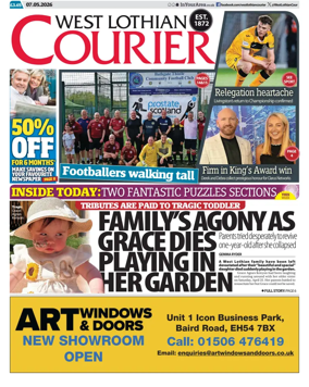 Cover of West Lothian Courier