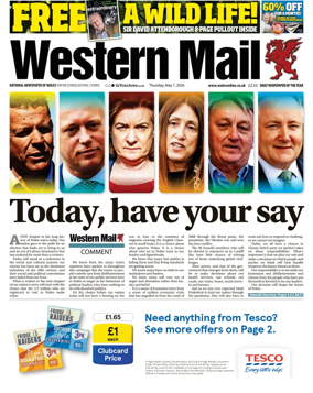 Cover of Western Mail