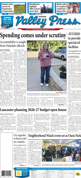 Cover of Antelope Valley Press