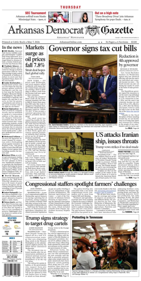 Cover of Arkansas Democrat-Gazette