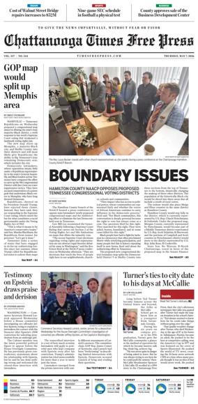 Cover of Chattanooga Times Free Press