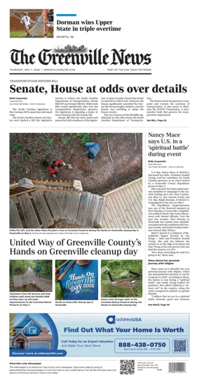 Cover of The Greenville News