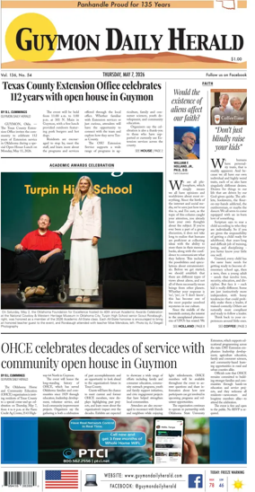 Cover of Guymon Daily Herald