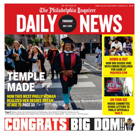 Cover of Philadelphia Daily News