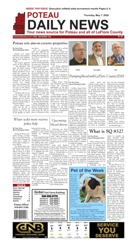 Cover of Poteau Daily News