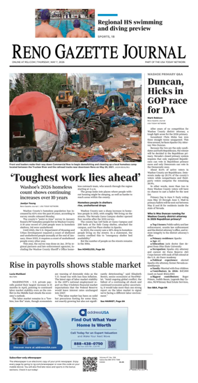 Cover of Reno Gazette Journal