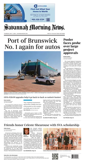 Cover of Savannah Morning News