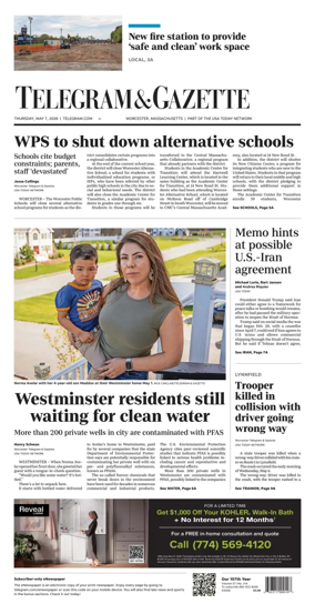 Cover of Telegram & Gazette