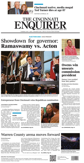 Cover of The Cincinnati Enquirer
