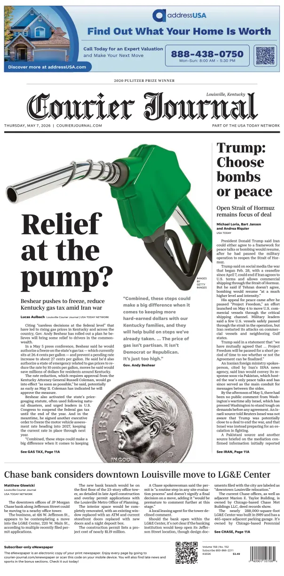 Cover of The Courier-Journal (Louisville)
