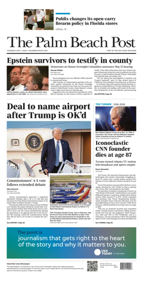 Cover of The Palm Beach Post
