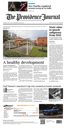 Cover of The Providence Journal